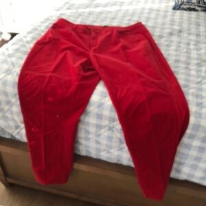 Talbots red corduroy pants sz 20w